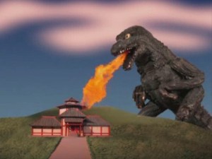 An attack by Godzilla is probably covered. Photo credit: http://godzilla.wikia.com/